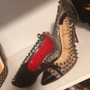 Christian Louboutin Bille Et Boule Studded Heels